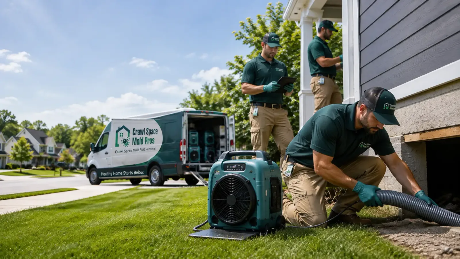 Crawl Space Mold Removal in Redway, CA